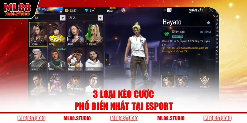 3 loại kèo cược phổ biến nhất tại Esport