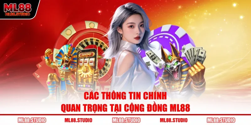 Các thông tin chính quan trọng tại cộng đồng ML88